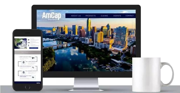 AmCap Website Design