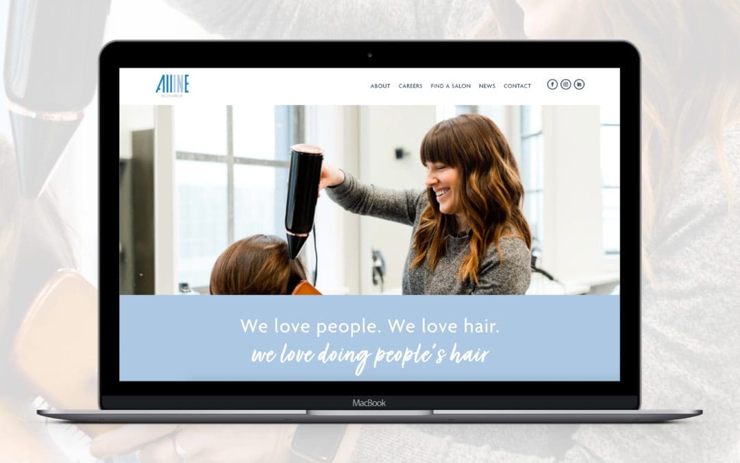Alline Salon Group Launches New Website, Employee Portal