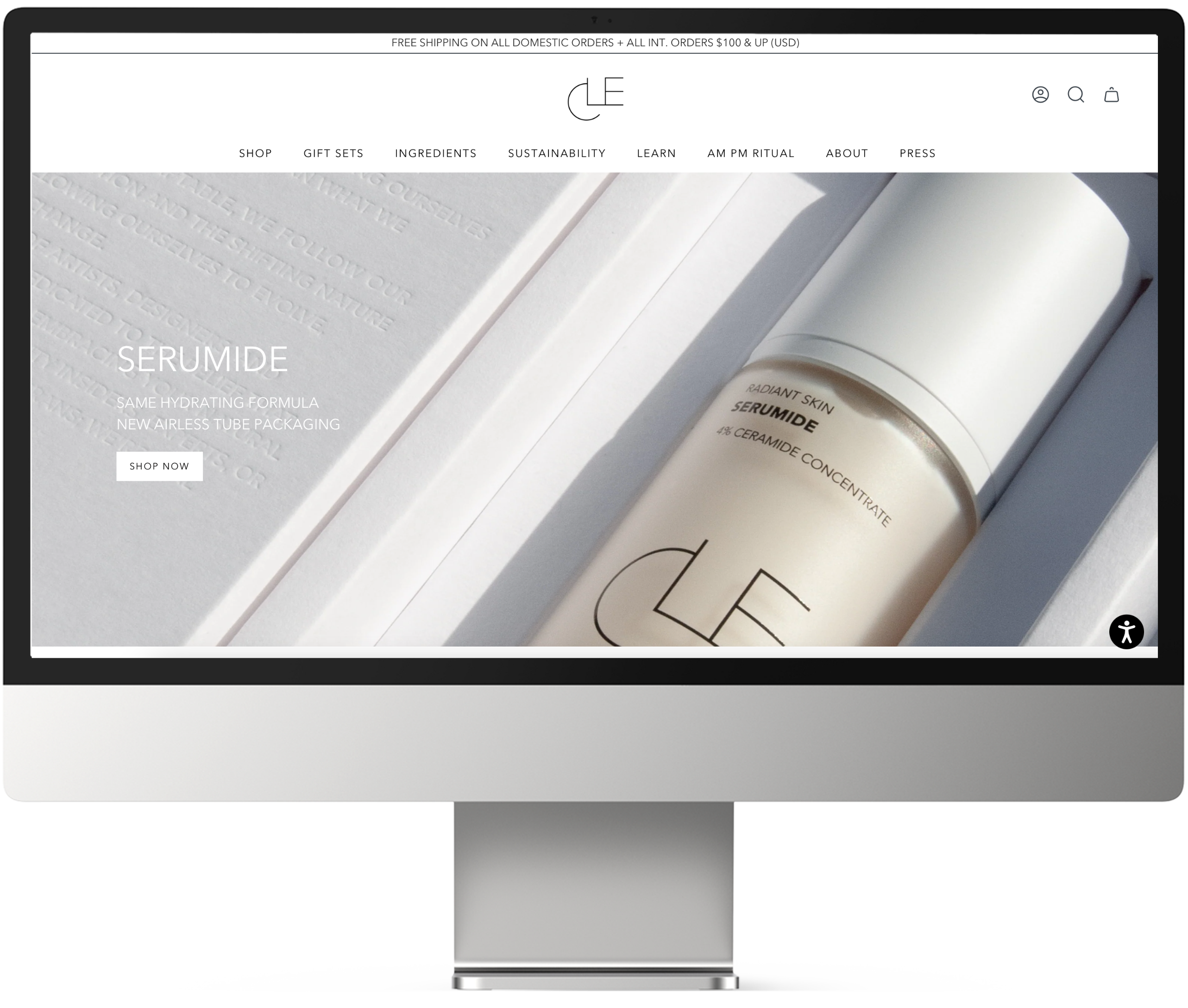 CLE Cosmetics - web maintenance