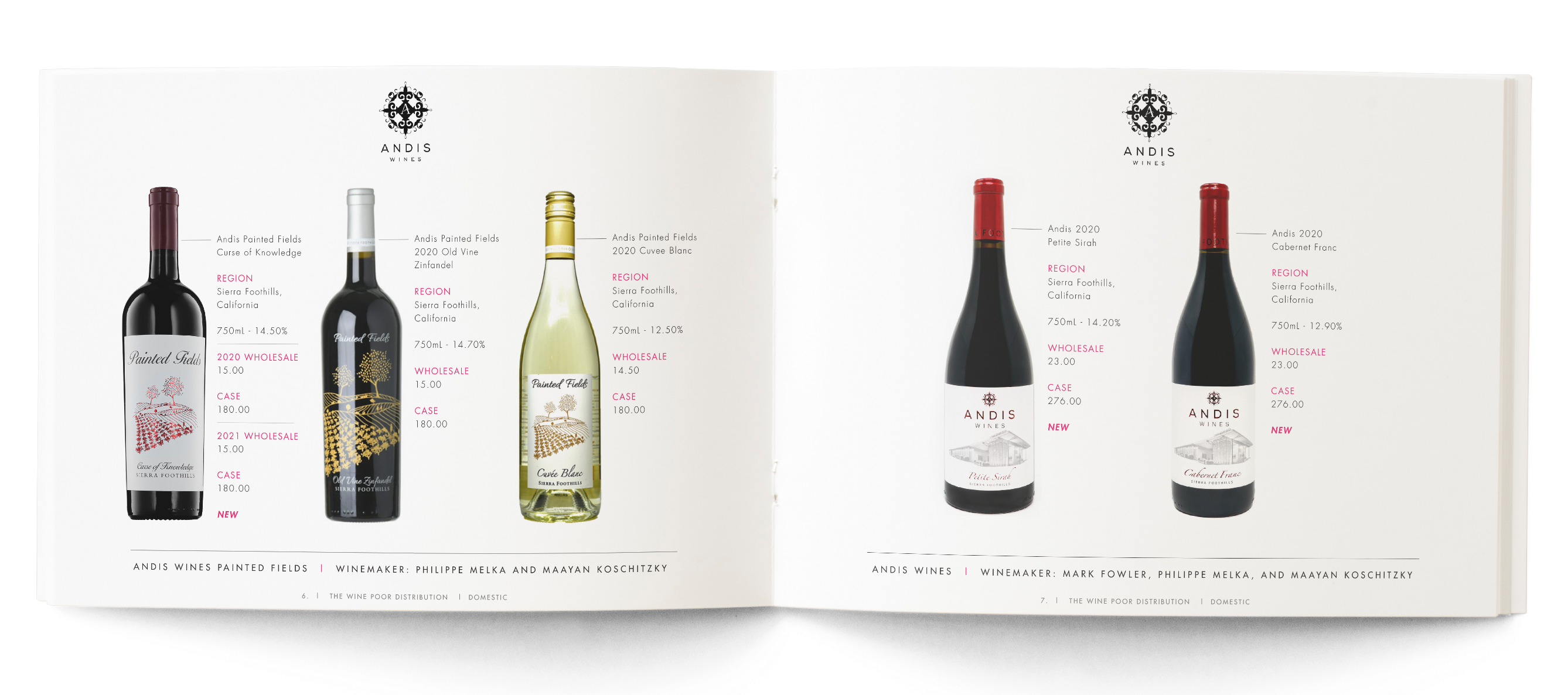 The Wine Poor - catalog design