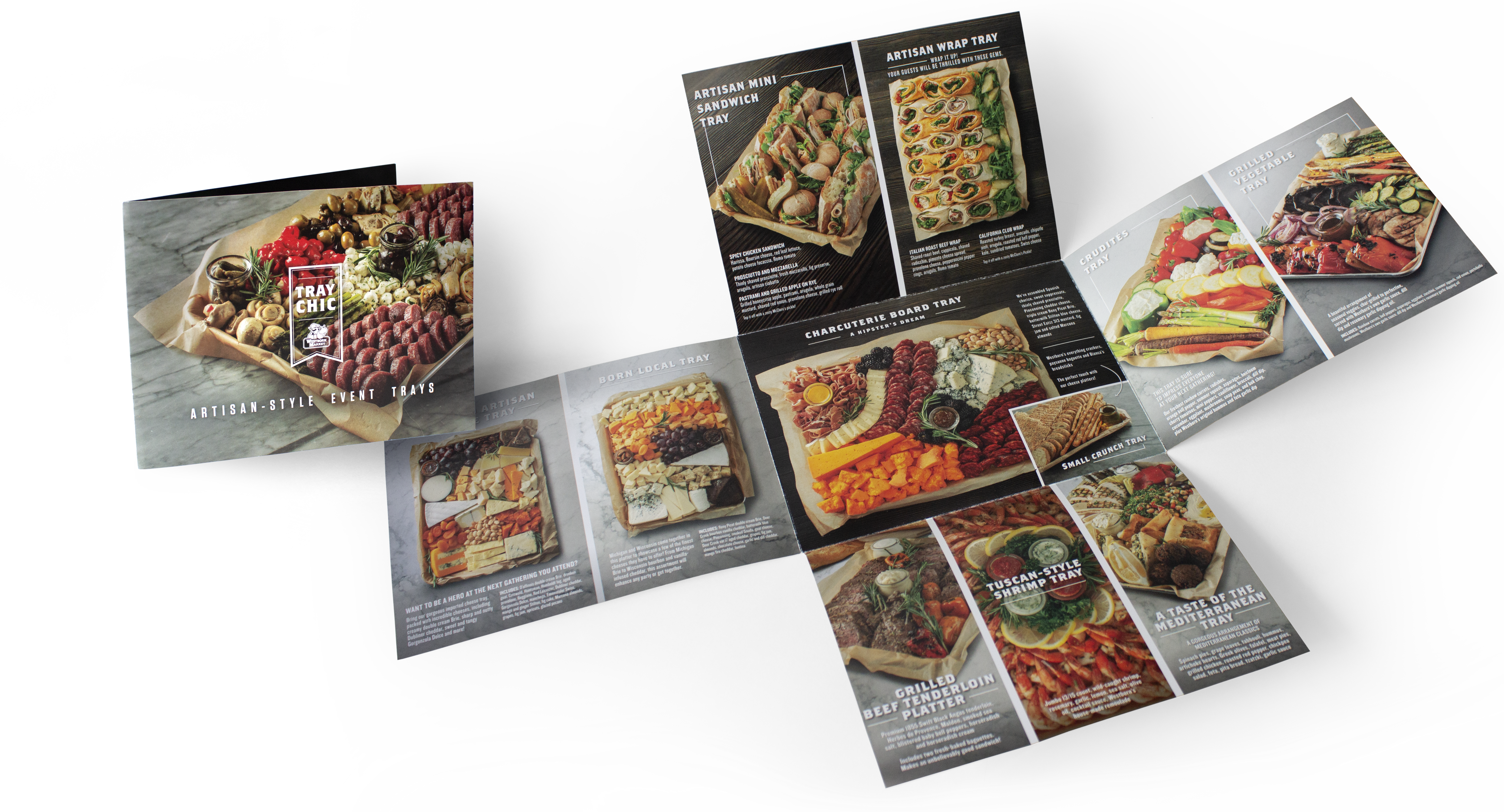 Westborn Market - quadfold brochure graphic design